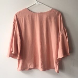 Peach blouse